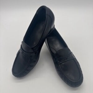 Women's SAS Tripad Comfort Loafers Size 9.5 Black Leather Made in USA